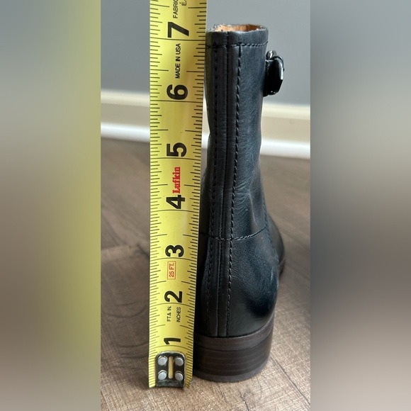 Coach Black Leather Ankle Boots – Sample (Not for Resale Marking) Women’s Size 7 - Picture 8 of 17